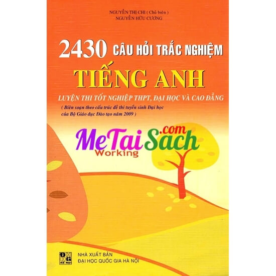 2430 Câu Hỏi Trắc Nghiệm Tiếng Anh