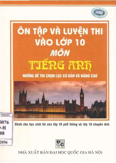 Ôn Tập Và Luyện Thi Vào Lớp 10 Môn Tiếng Anh – Nguyễn Hòa