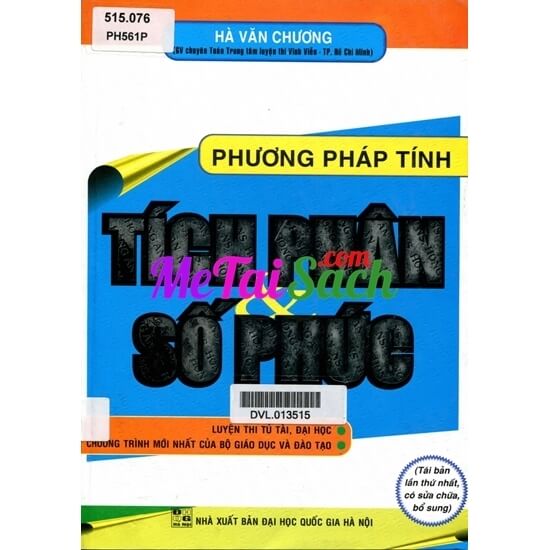 Phương Pháp Tính Tích Phân Và Số Phức