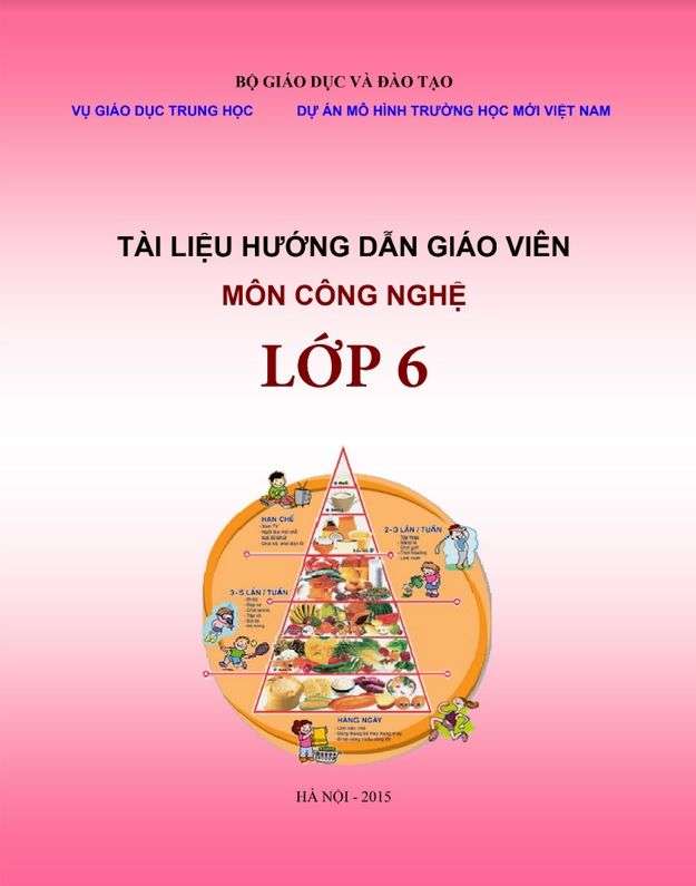 Tài Liệu Hướng Dẫn Giáo Viên Môn Công Nghệ Lớp 6